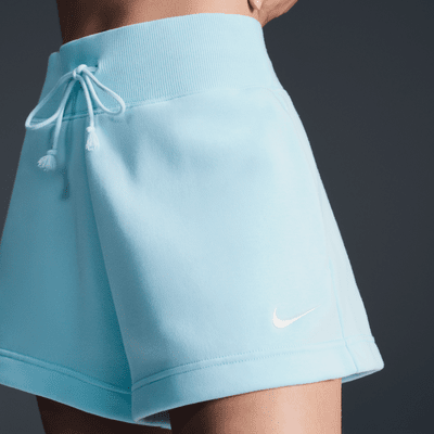 Shorts de ajuste holgado y tiro alto para mujer Nike Sportswear Phoenix Fleece