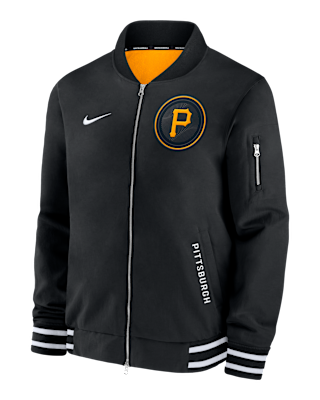 Мужская куртка Pittsburgh Pirates Authentic Collection City Connect Nike MLB Full-Zip Bomber