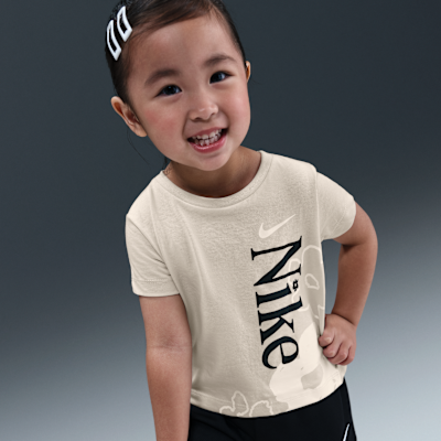 Nike Toddler Wild Flower T-Shirt and Mesh Shorts Set