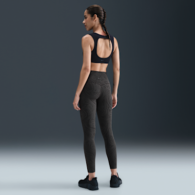 Nike Zenvy Women's Gentle-Support High-Waisted 7/8 Printed Leggings