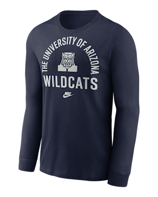 Мужская футболка Arizona Legacy Arched Logo Nike College Long-Sleeve