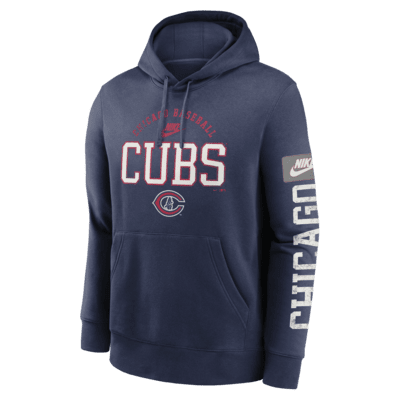 Chicago Cubs Cooperstown Splitter Club Men’s Nike MLB Pullover Hoodie