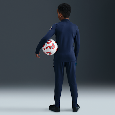 Paris Saint-Germain Strike Nike Dri-FIT Fußball-Drill-Oberteil für ältere Kinder