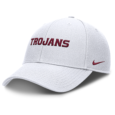 Gorra de rejilla universitaria Nike Dri-FIT ajustable para hombre USC On-Field Rise Gameday