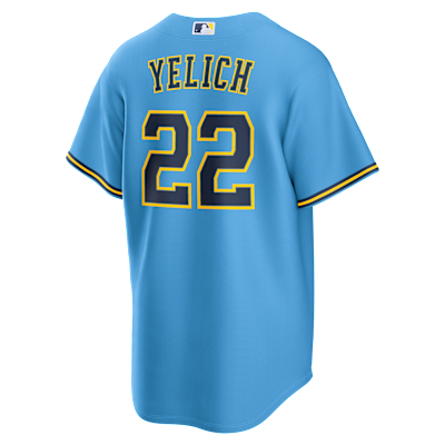 Christian Yelich Milwaukee Brewers Men's Nike MLB Replica Jersey