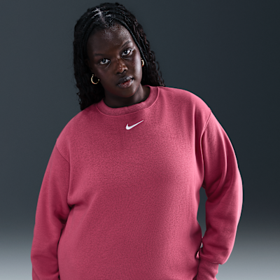 Nike Sportswear Phoenix Fleece Women's Oversized Crew-Neck Sweatshirt (Plus Size)
