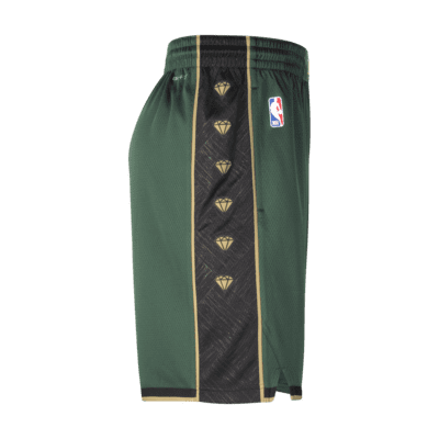 Youth Nike Green Boston Celtics 2021/22 City Edition Courtside Swingman  Shorts