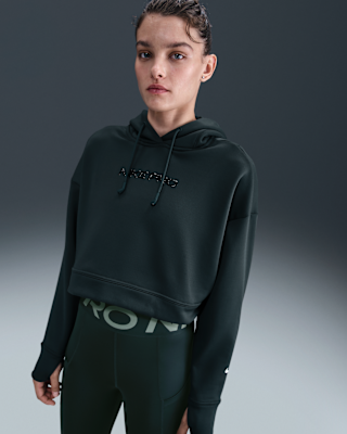 Женское худи Nike Pro Therma-FIT Fleece Hoodie