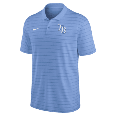 Nike Tampa Bay Rays Polo Women MEDIUM Dri Fit Short Sleeve Shirt