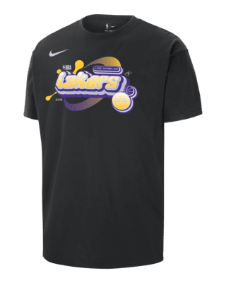 Мужская футболка Los Angeles Lakers Courtside Nike NBA Max90