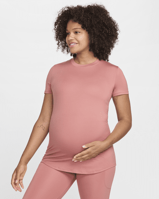 Женские шорты Nike (M) One Dri-FIT Slim-Fit Short-Sleeve Top (Maternity)