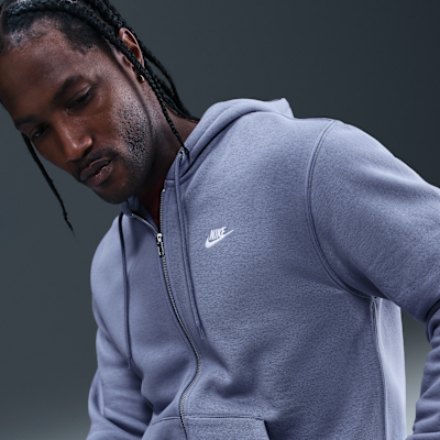 Nike Club Men's Full-Zip Fleece Hoodie