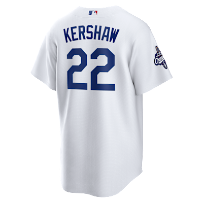 Clayton Kershaw Los Angeles Dodgers 2025 World Series Champions Men's Nike MLB Replica Jersey