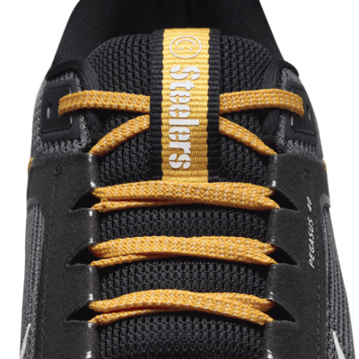 Nike Pegasus 38 (NFL Pittsburgh Steelers) Men's Running Shoes.