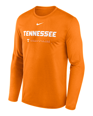 Мужская футболка Tennessee Courtside Basketball Shootaround Legend Nike Dri-FIT College Long-Sleeve для баскетбола