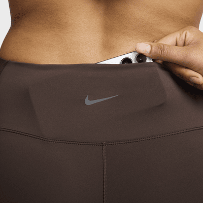 Shorts de ciclismo con bolsillos de tiro alto de 20 cm para mujer Nike One