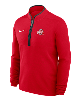 Мужские  Ohio State Victory Nike Dri-FIT College 1/2-Zip Long-Sleeve Top