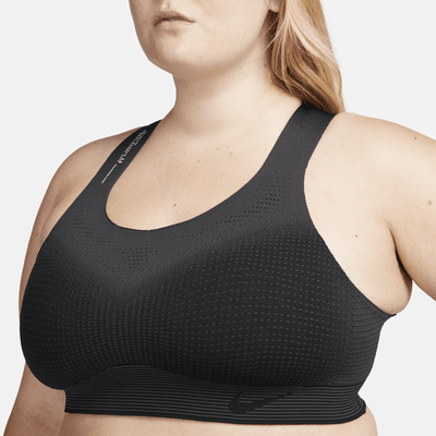 Brassière de sport non rembourrée à maintien supérieur Nike Swoosh Flyknit pour femme