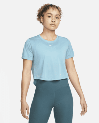 Nike Dri-FIT One Women's Standard Fit Short-Sleeve Cropped Top 