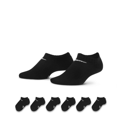 Calcetines de corte low para niños de preescolar (6 pares) Nike Dri-FIT Performance Basics