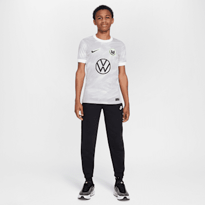 Segunda equipación Stadium VfL Wolfsburgo 2025/2026 Camiseta de manga corta de fútbol Replica Nike Dri-Fit - Niño/a