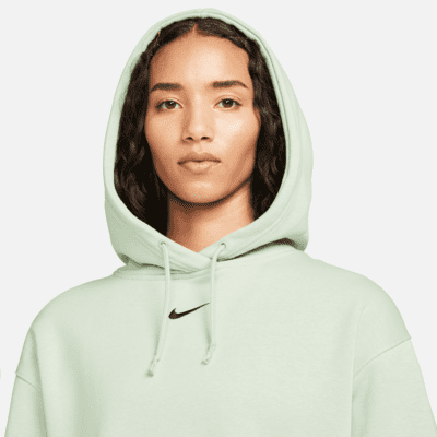 nike women's sportswear essentials collection oversized fleece hoodie