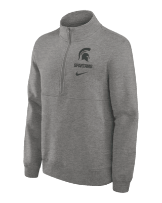 Мужские  Michigan State Spartans Primetime Club Nike College 1/2-Zip Crew