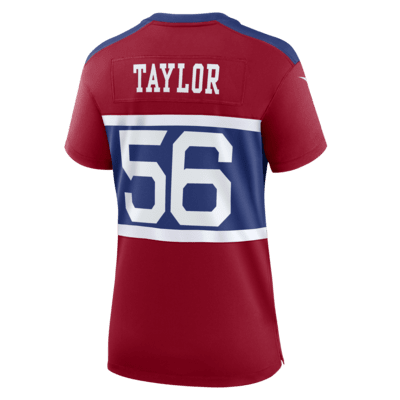 Jersey de fútbol americano Nike de la NFL Game para mujer Lawrence Taylor New York Giants