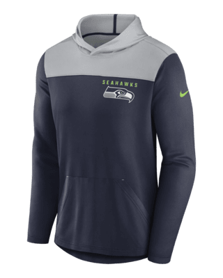 Nike Men's Surrey Legacy (NFL Seattle Seahawks) Pullover Hoodie in Grey, Size: 2XL | NKZAEH4878-0YT