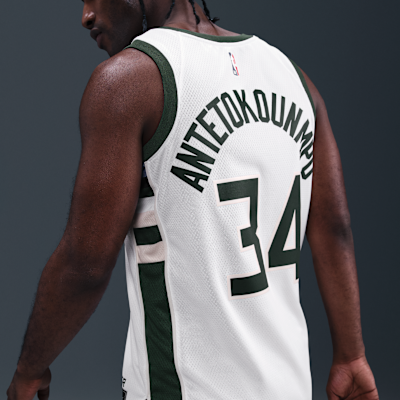 Milwaukee Bucks Association Edition Nike Dri-FIT NBA Swingman férfimez