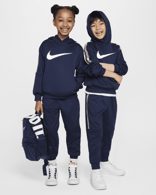 Детские  Nike Dri-FIT Sportswear Club Little Kids' Poly Pullover and Pants Set