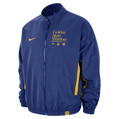 Golden State Warriors DNA Courtside Men's Nike NBA Woven Graphic Jacket