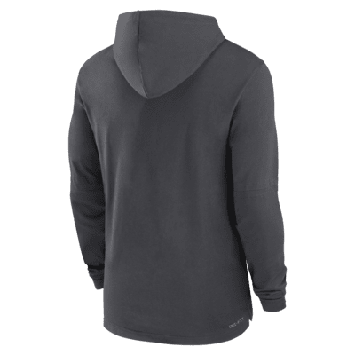 Duke Blue Devils Sideline Men's Nike Dri-FIT College Long-Sleeve Hooded Top