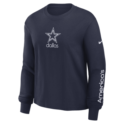 Dallas Cowboys Boxy Women's Nike NFL Long-Sleeve T-Shirt