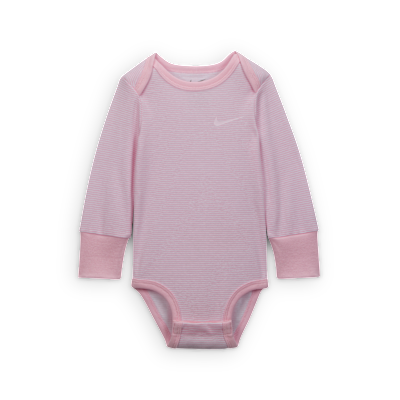Nike Baby Essentials Baby Long-Sleeve Bodysuits (3 Pack)