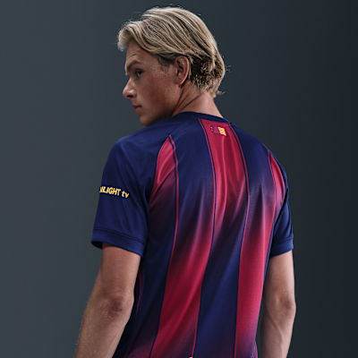 FCバルセロナ 2025/26 スタジアム ホーム メンズ ナイキ Dri-FIT サッカー レプリカ ユニフォーム