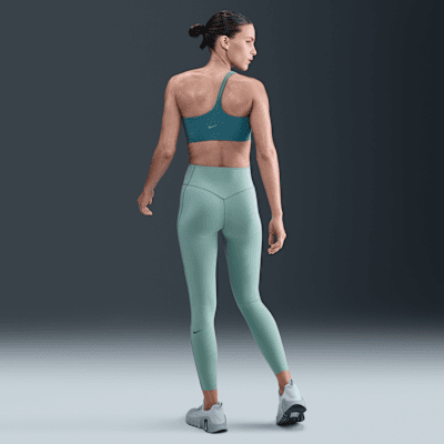 Damskie legginsy 7/8 z wysokim stanem i kieszeniami zapewniające średnie wsparcie Nike Universa