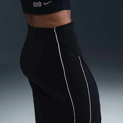 Naomi Osaka Women's High-Waisted Ribbed Maxi Skirt