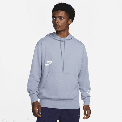 nike zip up hoodie blue