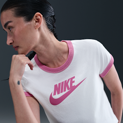 Nike Sportswear 女款短袖滾邊 T 恤