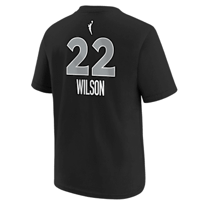 A'Ja Wilson Las Vegas Aces Explorer Edition Big Kids' Nike WNBA T-Shirt