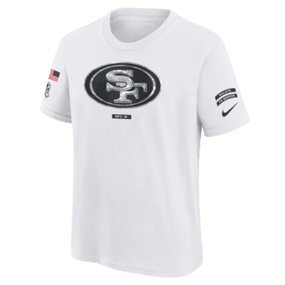 Playera Nike Dri-FIT de la NFL para niños talla grande San Francisco 49ers Salute to Service Primary Edge Legend