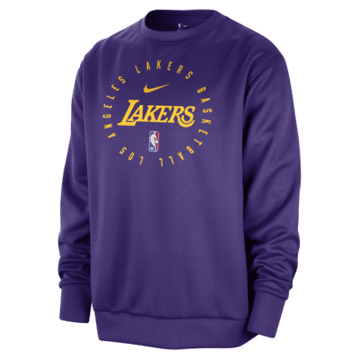 Los Angeles Lakers Spotlight Men's Nike Dri-FIT NBA Crew-Neck Sweatshirt