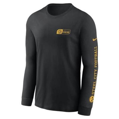 Pittsburgh Steelers All Out Men's Nike NFL Long-Sleeve T-Shirt