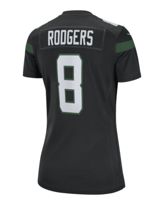 Aaron Rodgers New York Jets Nike Green Game Men's Jersey, M / Green