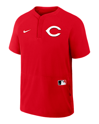 Мужские шорты Cincinnati Reds Authentic Collection Nike MLB Short-Sleeve Windshirt