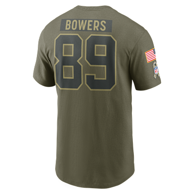 Brock Bowers Las Vegas Raiders Salute To Service Men’s Nike NFL T-Shirt