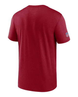 Men's Houston Texans Nike Red Sideline Infograph Performance T