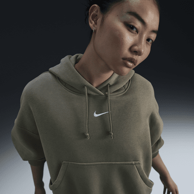 Nike Sportswear Phoenix Fleece 女款寬版套頭連帽上衣