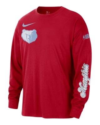 Мужская футболка Memphis Grizzlies Courtside City Edition Nike NBA Max90 Long-Sleeve